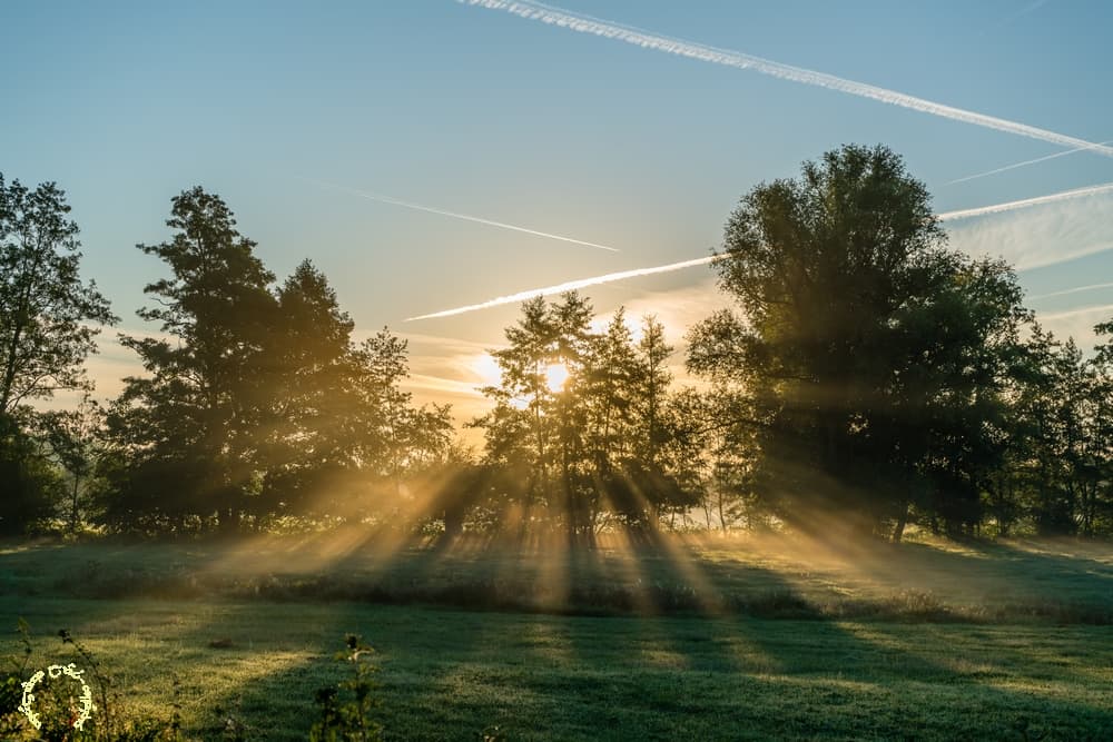 Rayons de fond de vallée