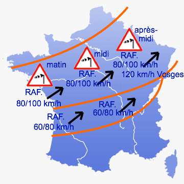 Image d'illustration pour Coup de vent de vendredi 2 novembre sur la moitié Nord