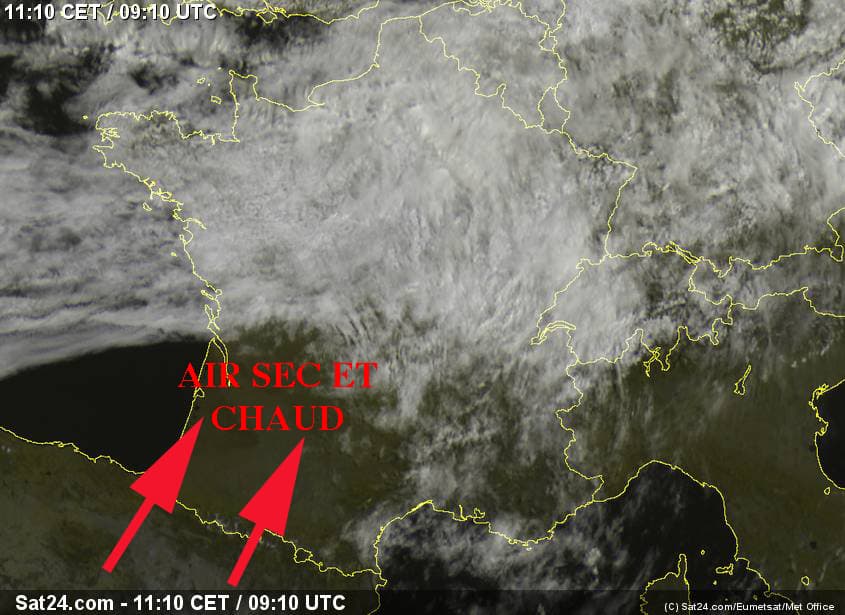 Image d'illustration pour Retour de la chaleur mais aussi des orages !