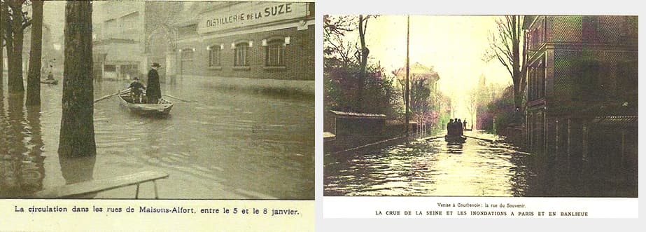 Image d'illustration pour Crues majeures de la Seine au XXe siècle : retour en images