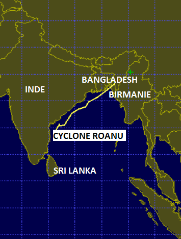 Image d'illustration pour Cyclone Roanu : dégâts et victimes du Sri Lanka au Bangladesh