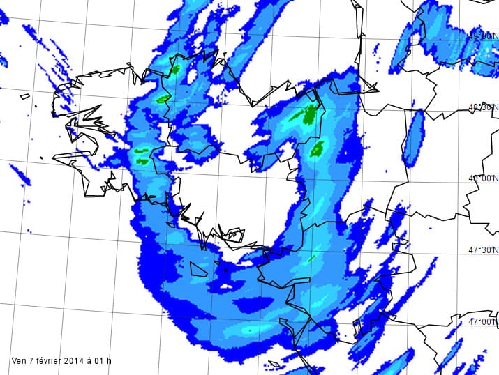 Image d'illustration pour Suivi de la dépression Qumaira - tempête et inondations