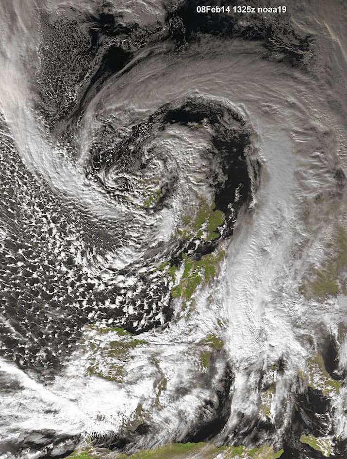 Image d'illustration pour Suivi de la dépression Ruth - inondations en Bretagne