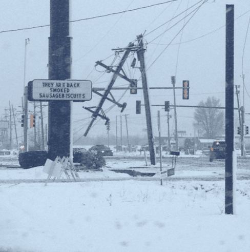 Image d'illustration pour La tempête hivernale Petros succède aux tornades aux Etats-Unis