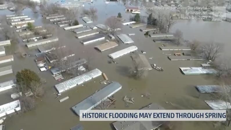 Image d'illustration pour Risque d'inondations printanières majeures aux Etats-Unis