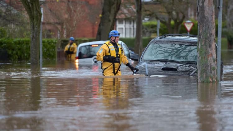 Image d'illustration pour Tempête Desmond - Forte pluie et inondations en Angleterre et en Ecosse