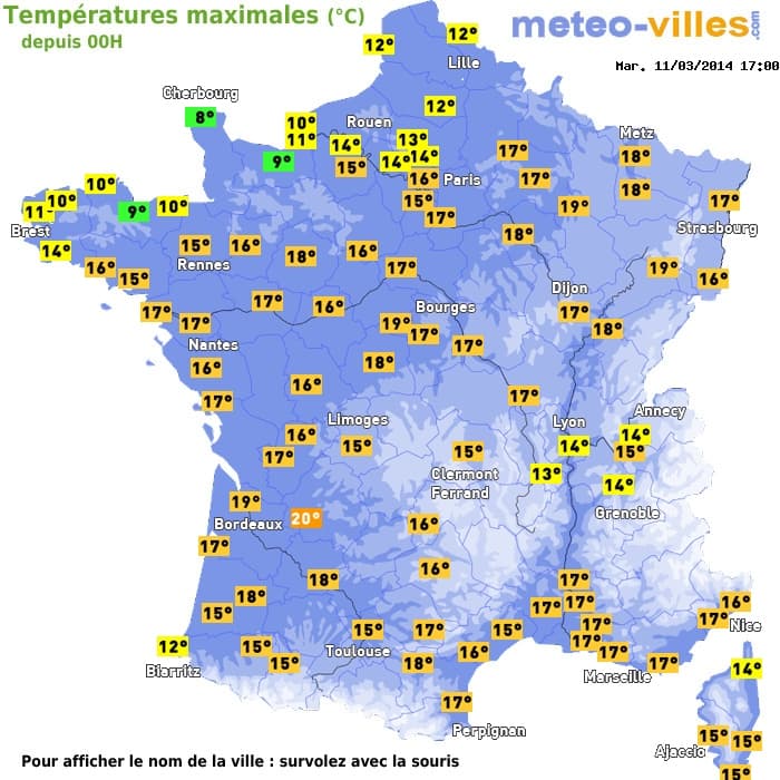 Image d'illustration pour Printemps : soleil et douceur sur la France (suivi)