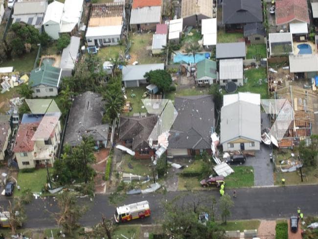 Image d'illustration pour Tornade et violents orages à Sydney en Australie