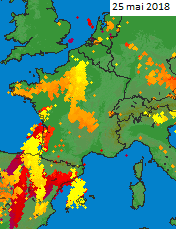 Image d'illustration pour De violents orages fin mai se prolongeant début juin