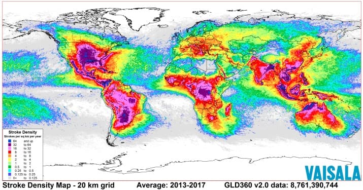 Image d'illustration pour Les secteurs les plus orageux en France et dans le Monde