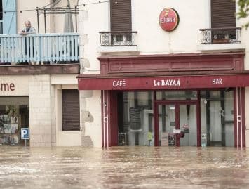 Image d'illustration pour Pluie diluvienne entre Pyrénées, Landes et Béarn