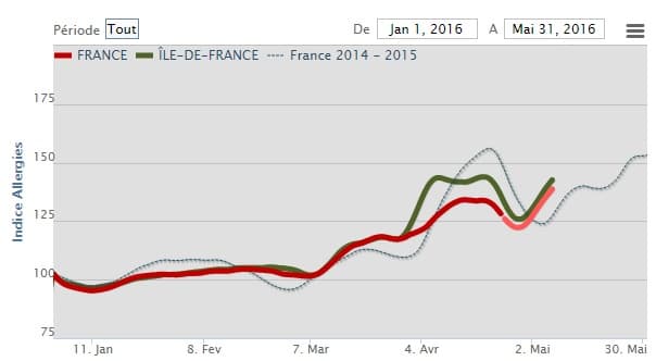 Image d'illustration pour Les pollens de graminées succèdent à ceux de bouleau