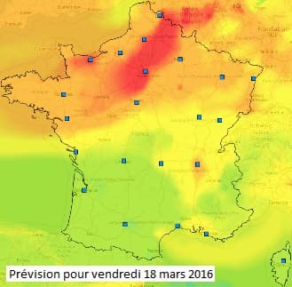 Image d'illustration pour Qualité de l'air dégradée par une pollution aux particules fines