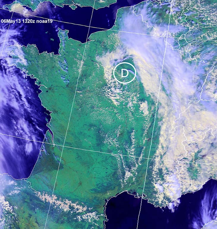 Image d'illustration pour Une (petite) goutte froide sur l'Ile de France (sat)