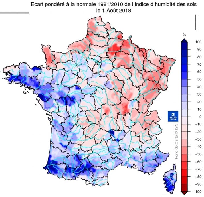 Image d'illustration pour La sécheresse des sols superficiels s'étend