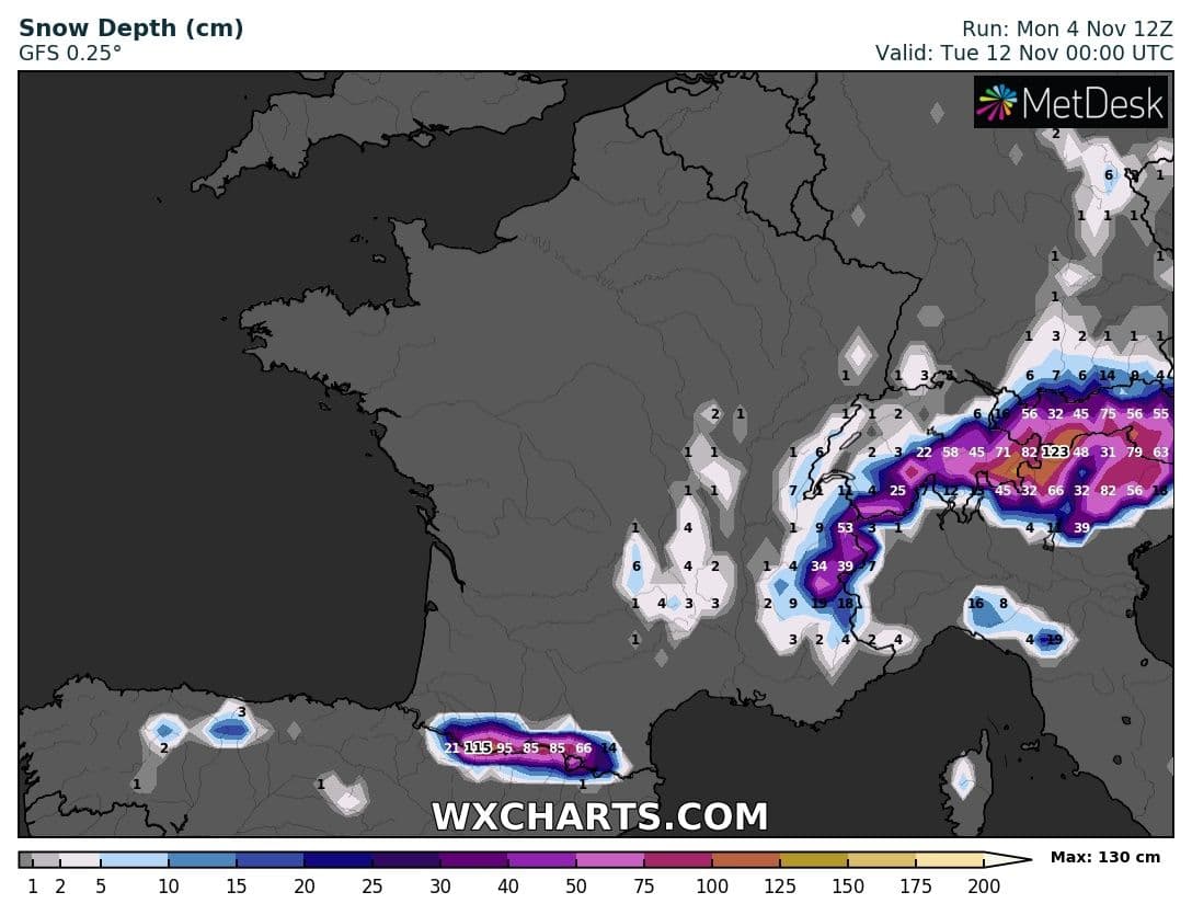 Image d'illustration pour Neige abondante en montagne dans les prochains jours 