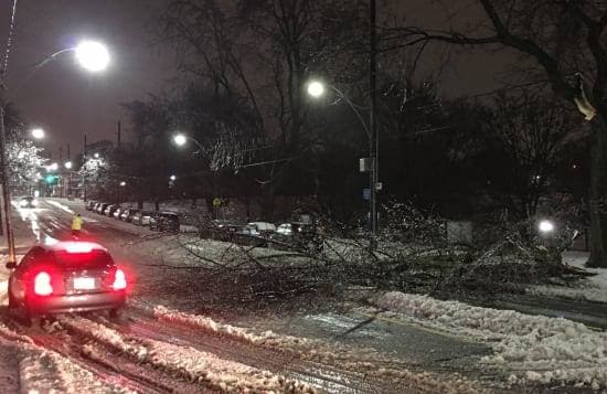 Image d'illustration pour Tempête, neige et verglas au Canada et Nord des Etats-Unis