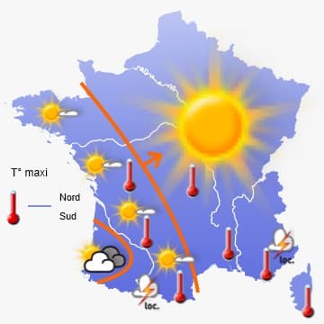 La semaine du 15 août sera estivale avec quelques orages 