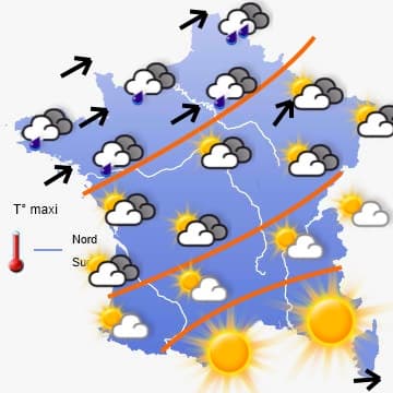 *TENDANCE METEO : Une fin de semaine presque chaude dans le Sud*
