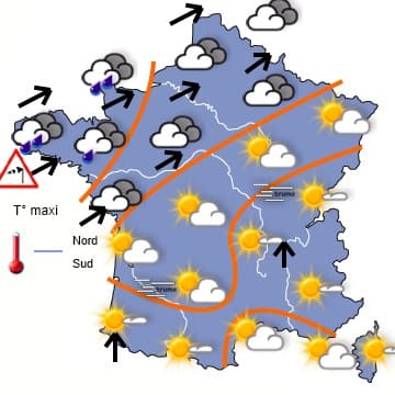 La pèriode de temps perturbé se terminera mercredi 