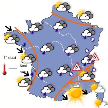 Offensive de l'hiver en vue pour le début de la semaine prochaine