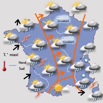 Encore de fréquentes averses jusqu'à mardi