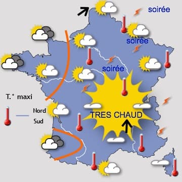 Quelques orages pour ce week-end 