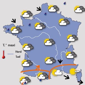Variable et assez frais jusqu'à samedi, puis amélioration