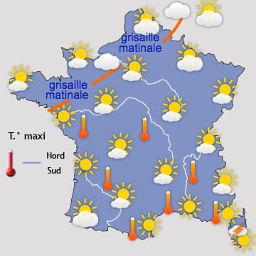 Petite parenthèse automnale sur la moitié Nord pour dimanche