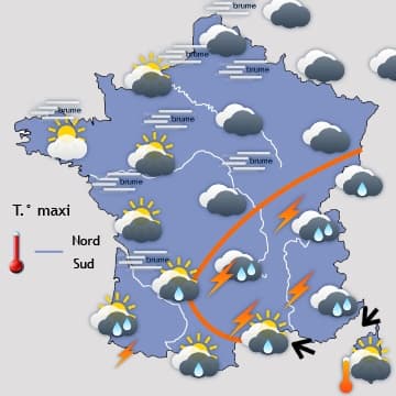 Très calme, souvent brumeux et doux jusqu'à lundi 
