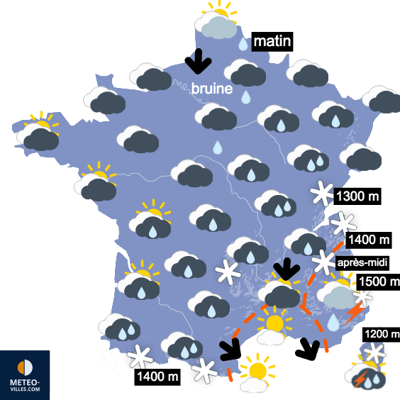 Vers un temps plus calme, mais retour des gelées