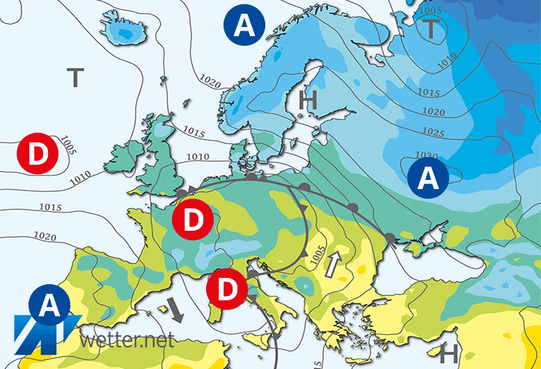 Carte de prévisions d'europe du Lundi 11 mars 2024