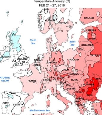 Image d'illustration pour Une relative fraîcheur perdure en France en ce mois de mars