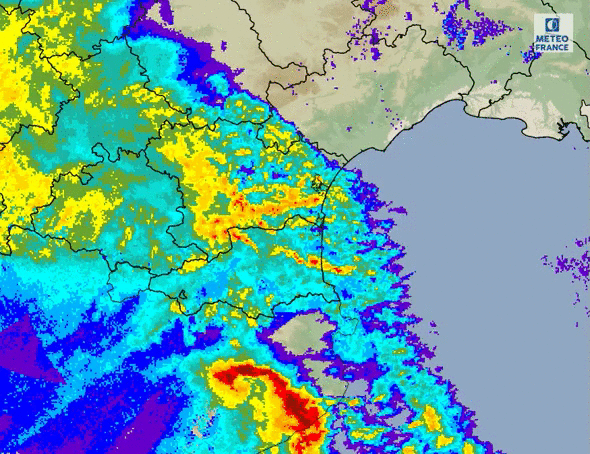 Image d'illustration pour Episodes pluvieux et orageux dans le Sud : suivi et prévisions