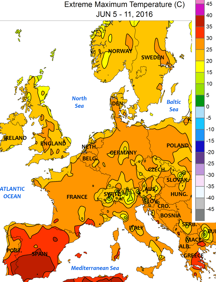 Image d'illustration pour Vers la première canicule de la saison en Europe