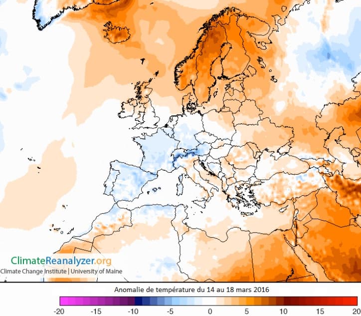 Image d'illustration pour Une relative fraîcheur perdure en France en ce mois de mars