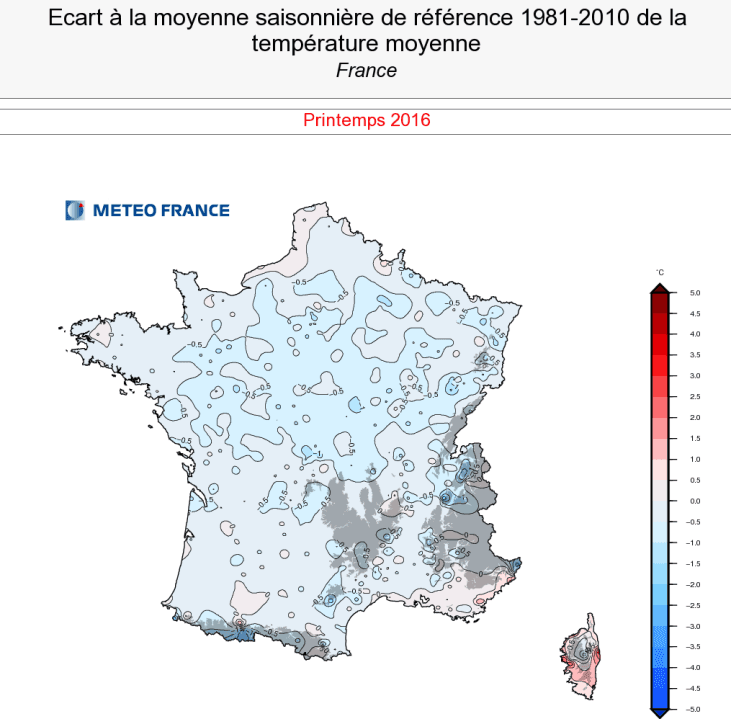 Image d'illustration pour Bilan météo d'un printemps un peu frais, très arrosé et maussade