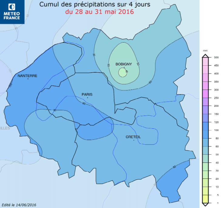 Image d'illustration pour Bilan météo d'un printemps exceptionnellement pluvieux à Paris
