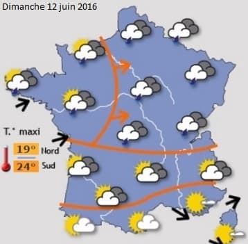 Image d'illustration pour Vers une nouvelle dégradation météo avec pluie et orage