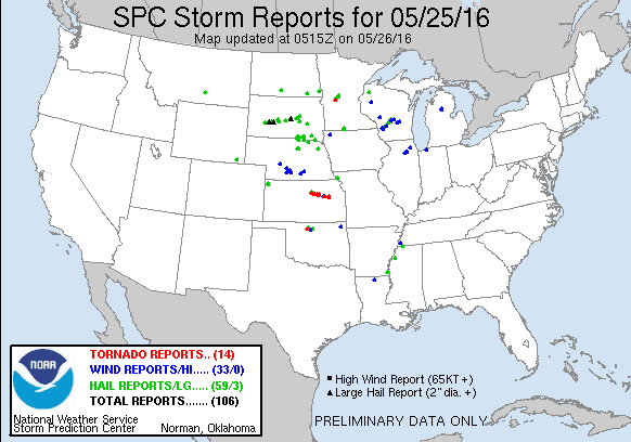 Image d'illustration pour De fréquentes tornades circulent sur la Tornado Alley aux Etats-Unis