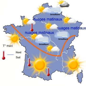 Soleil et chaleur, puis retour des averses en fin de semaine