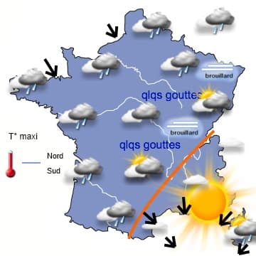 Un temps frais et de plus en plus humide