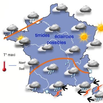 Un froid devenant plus humide, puis s'accentuant