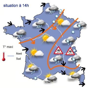 La neige atteind son paroxysme jeudi et le froid persiste ensuite