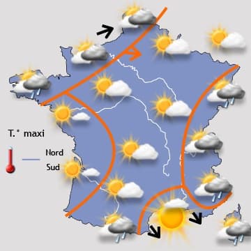 Beau temps jusqu'à vendredi, puis progressivement plus automnal