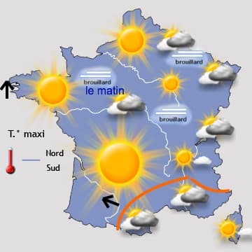 Plutôt beau et calme, avant un changement de temps à partir de ce week-end