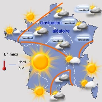 Persistance d'un temps calme jusqu'à samedi