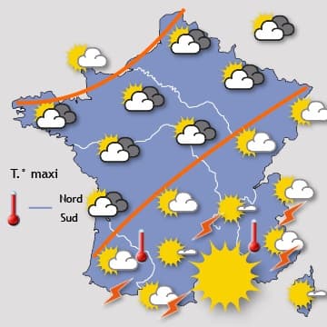 La chaleur se généralise pour 2 jours