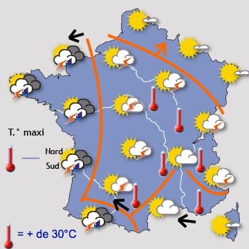 Retour des orages, notamment au sud de la Loire