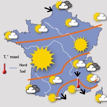 Retour des nuages par le nord